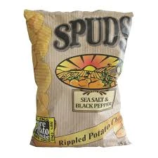 Willards Spuds Sea Salt and Black pepper 75g