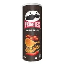 Pringles Hot & Spicy Potato Chips 110g