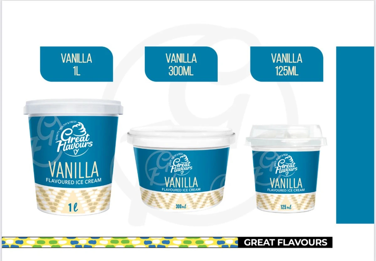 @Great Flavours Ice Cream Vanilla 1l