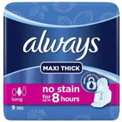 Always Maxi Thick Ultra Pads 9s