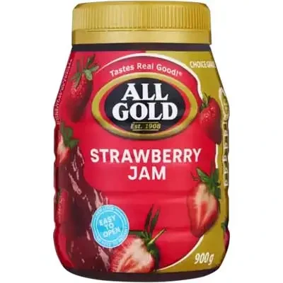 All Gold Strawberry Jam 900g