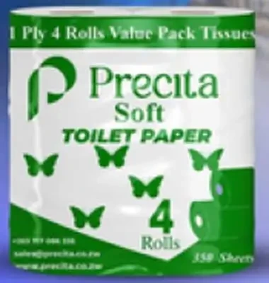 Precita Tissues 1 Ply 4 Roll V/Pack