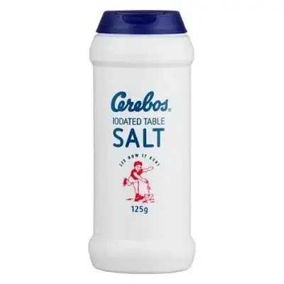 Cerebos Iodated Table Salt 125g