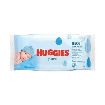Huggies Pure Wipes 56s