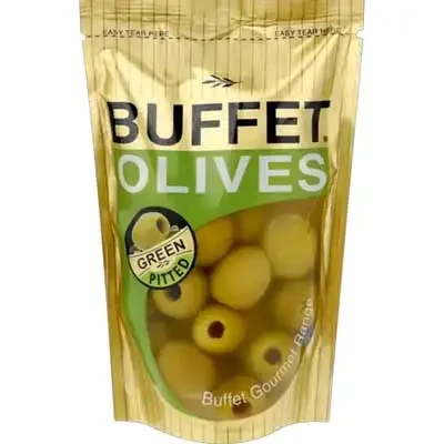 Buffet Olives Green Pitted 200g