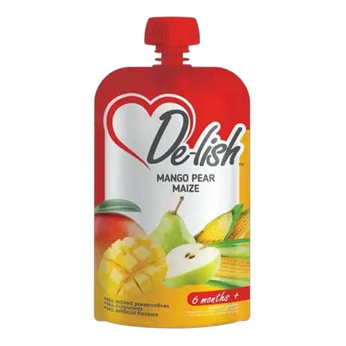 Delish Mango Pear Maize Porridge 6m