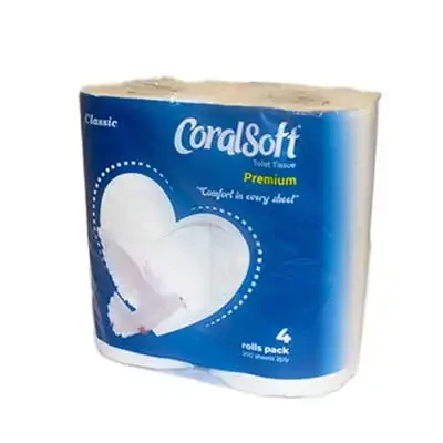 Coral Soft Elegance 4 Rolls