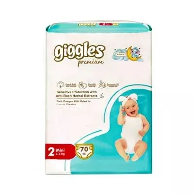 Giggles Prem. Jumbo Diaper Mini 70s