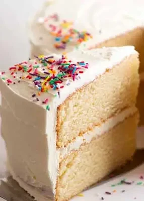 Vanilla Cake Slices