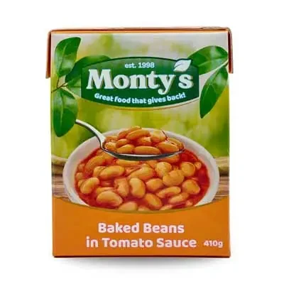 Montys Baked Beans 410g