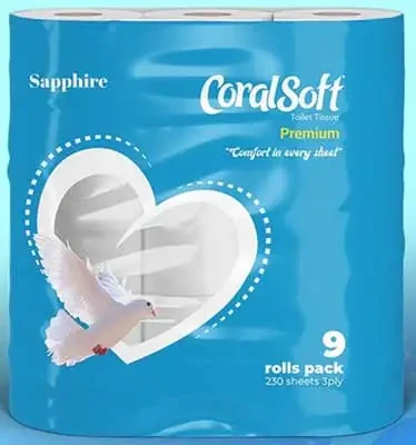 Coral Soft Sapphire 3ply 230s