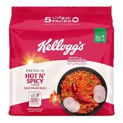 Kelloggs Noodles Hot & Spicy 5 Pack