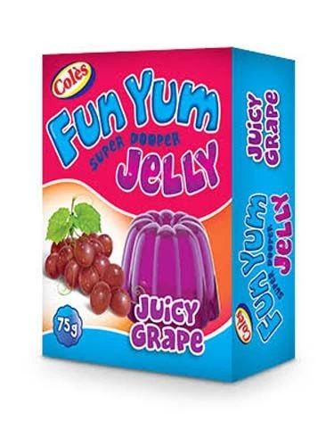 Coles Grape Jelly 75g