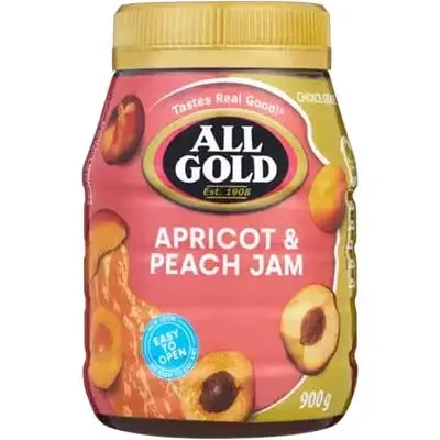 All Gold Smooth Apricot Jam 900g