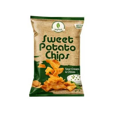 Vegpack Sweet Potato Chips Sour Cre