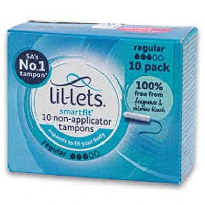 Lilets Tampon Non Ap Regu 10 Blue