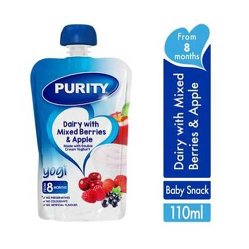 Purity Dairy Mixed Berries App 110m