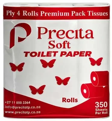 Precita 2 Ply Premium Pack 4 Rolls