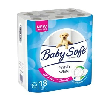 Baby Soft 2-Ply Toilet Paper 18s