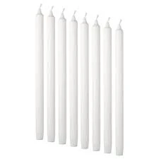Long White Candles