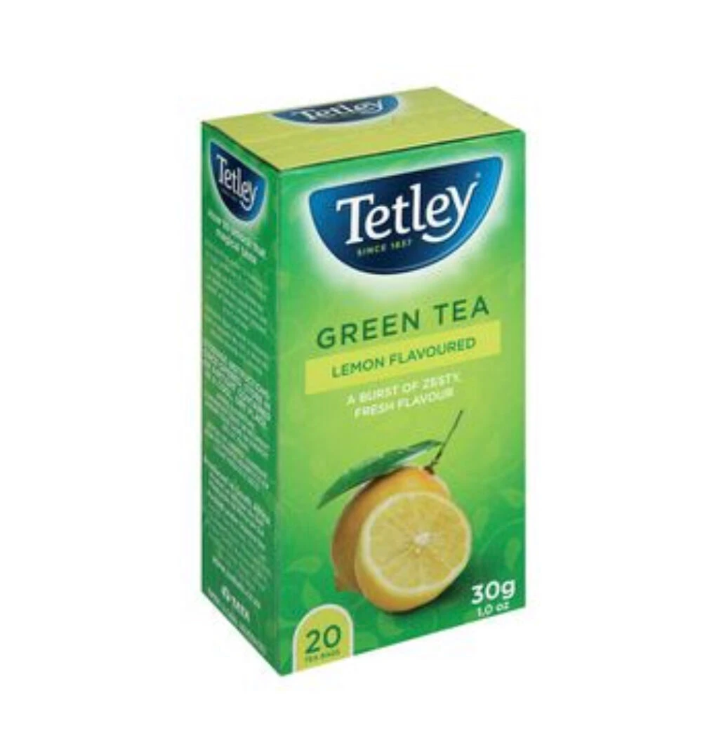 Tetley Green Tea Lemon (20’s)