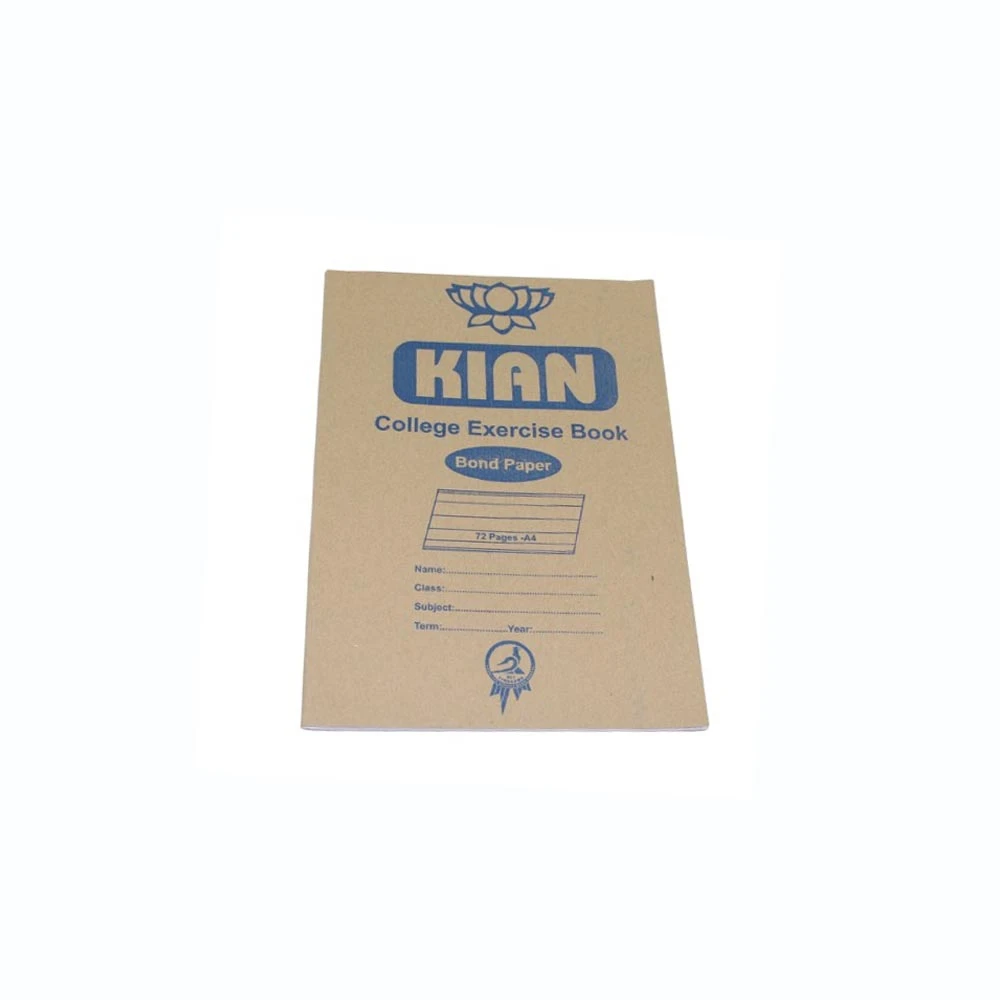 KIAN A4 Exercise Books – Writing (72 pages)
