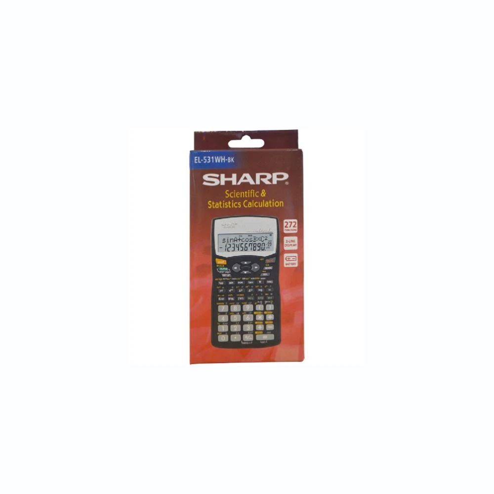SHARP Scientific Calculator EL-531WH (272 Function)