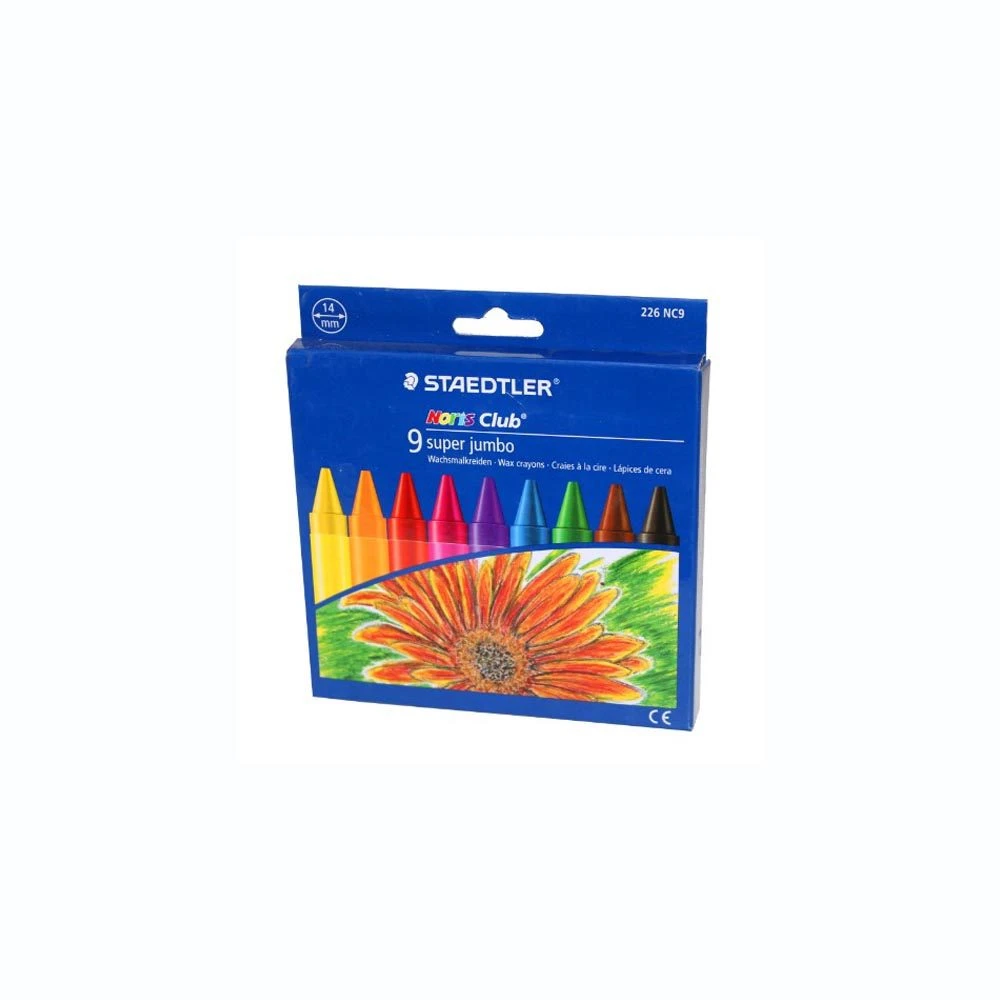 STAEDTLER 14mm Wax Crayon Stwc149 (9 Set)