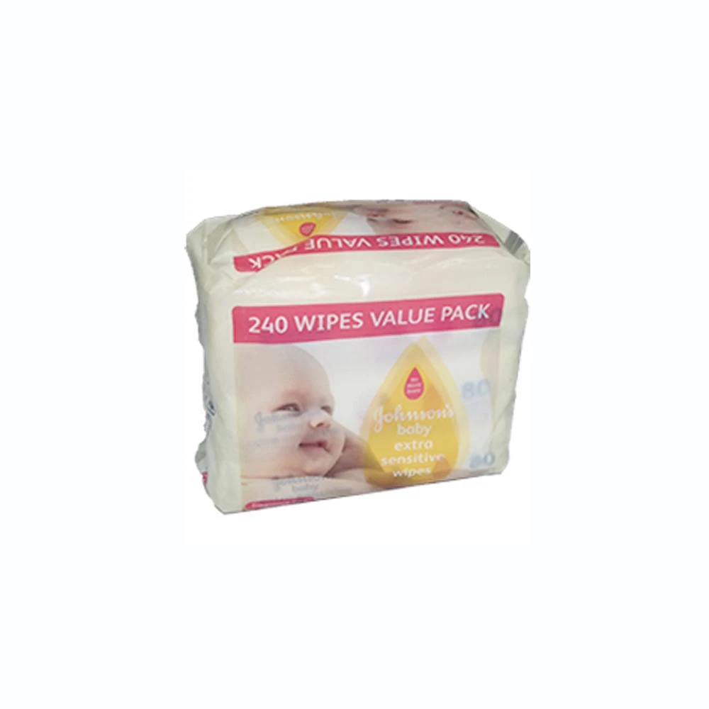 JOHNSON’S Extra Sensitive Baby Wipes (72’s)