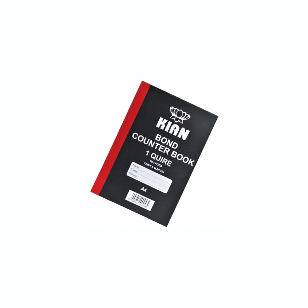 KIAN Hard Cover Counter Book (96 Page)