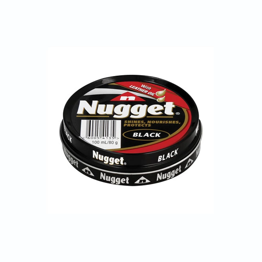 NUGGET Black Shoe Polish (100ml)