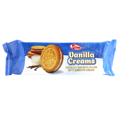 arenel vanilla cream biscuits 125g