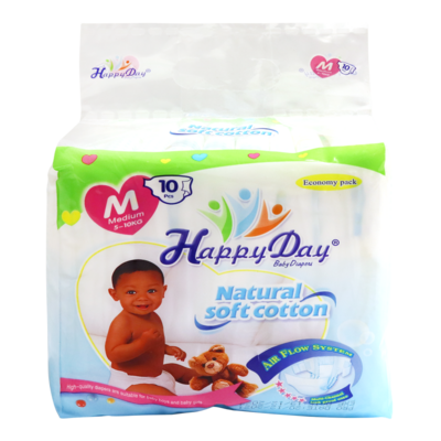 happy day diapers medium 10s