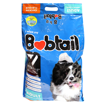 Bobtail Adt Chicken Med D/Meal8kg