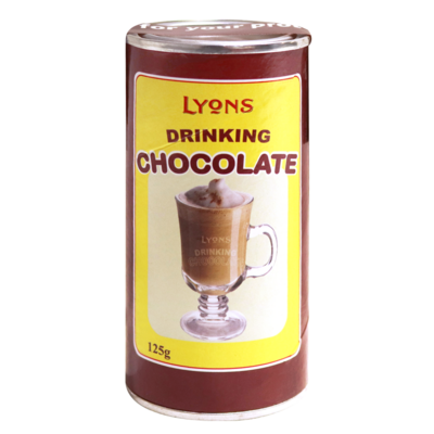 lyons drinking chocolate 125g