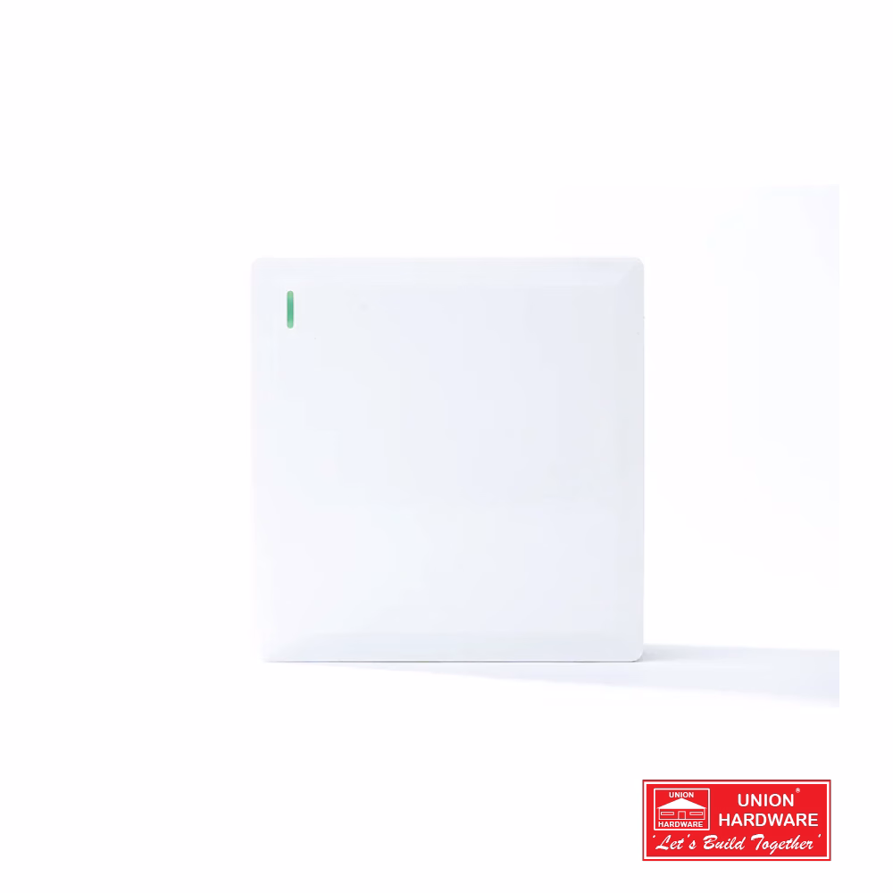 1G 2W PLATE SWITCH WHITE