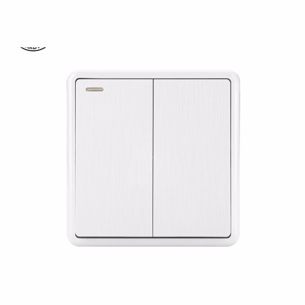 2 Gang 1 Way Switch 4059 Akko Star