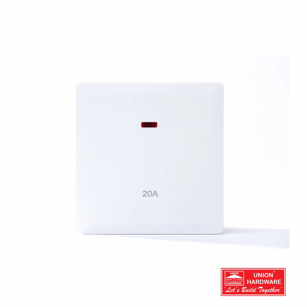 20A SWITCH WITH NEON WHITE
