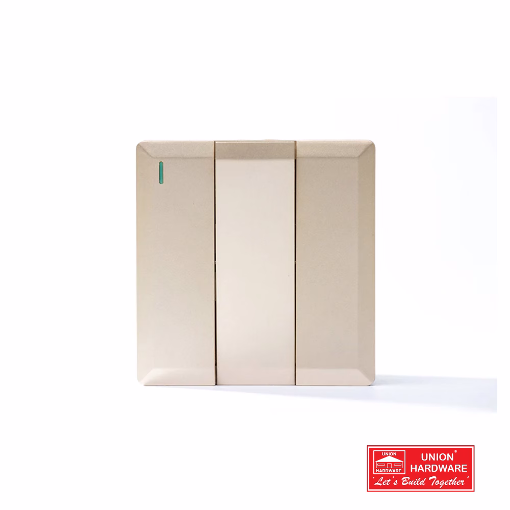 3G 1W PLATE SWITCH GOLD