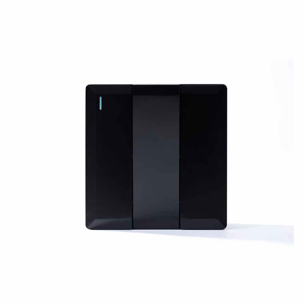 3g 2wb Plate Switch Black