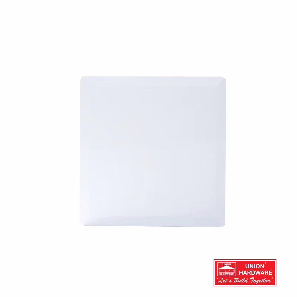 3X3 BLANK PLATE WHITE