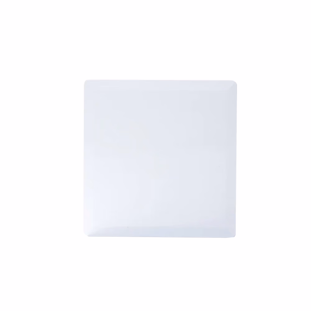 3x3 Blank Plate White