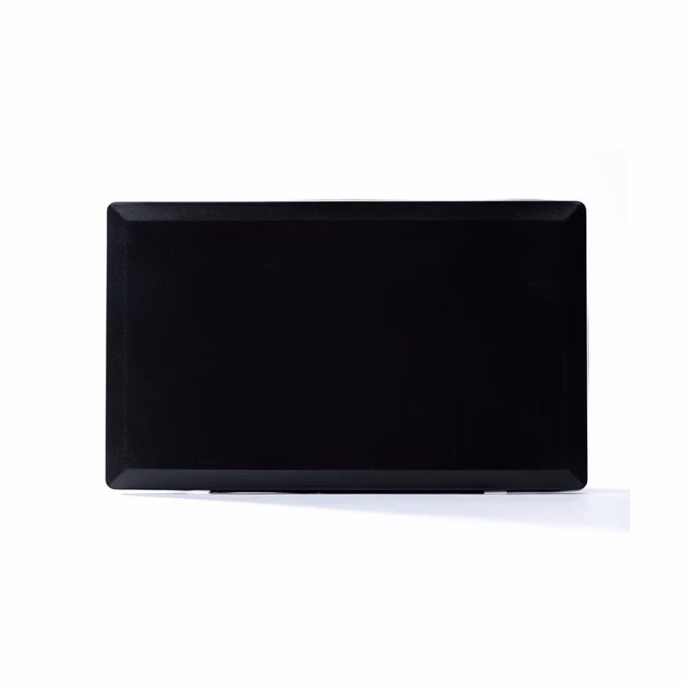 3x6 Blank Plate Black