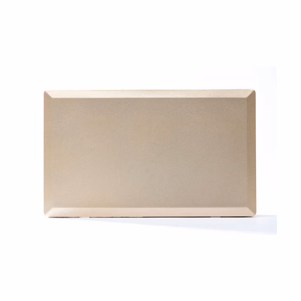 3x6 Blank Plate Gold