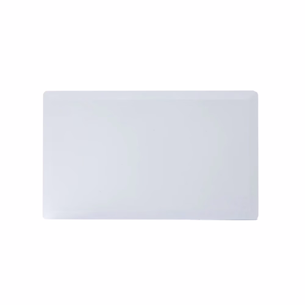 3x6 Blank Plate White