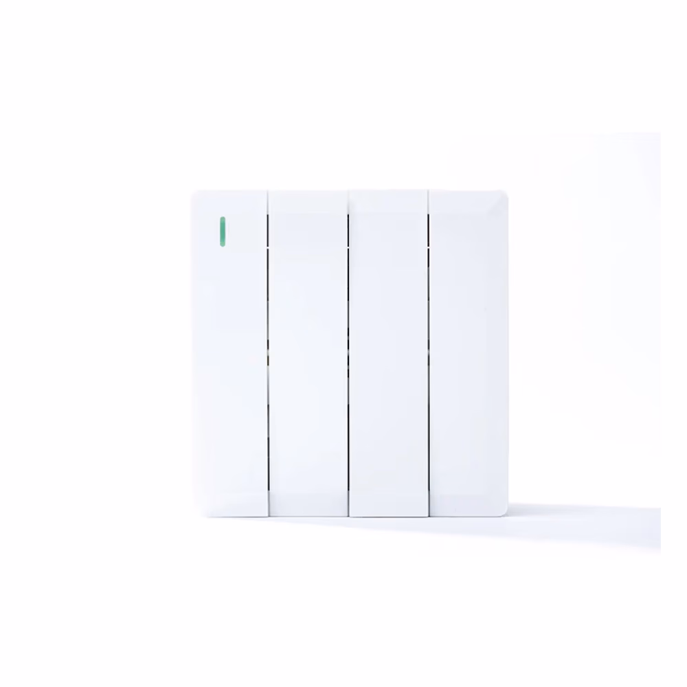 4g 2w Plate Switch White