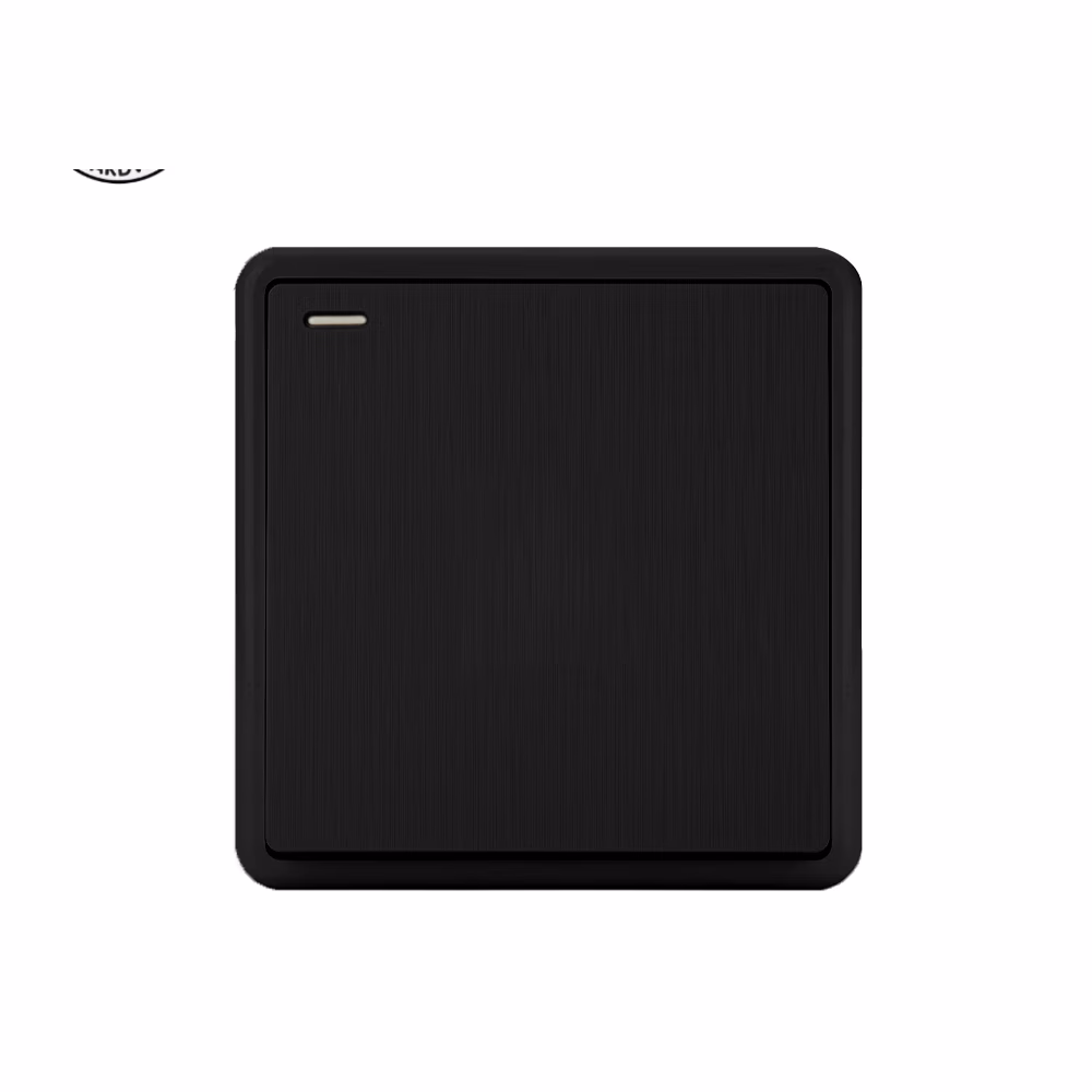 Akkostar 1 Gang 2 Way Switch Black