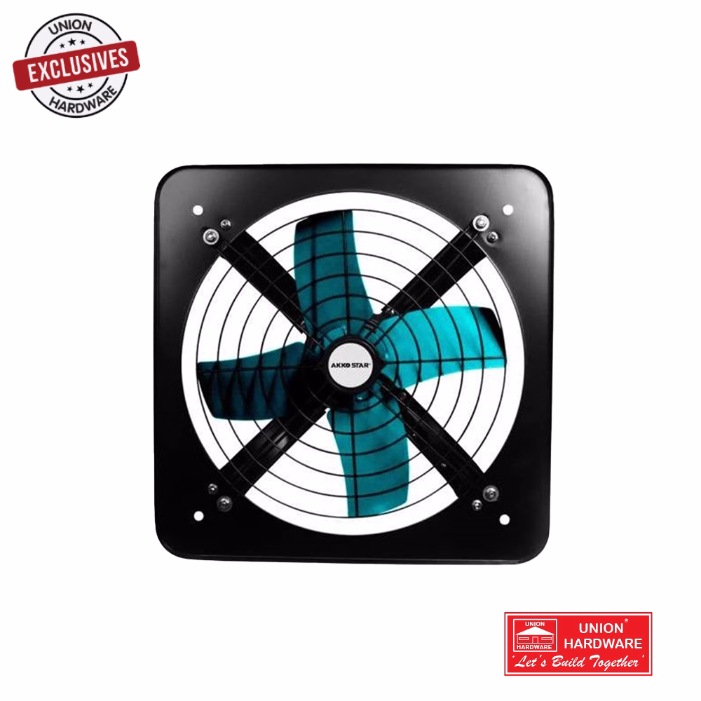 AKKOSTAR 12INCH 37W SQR INDUSTRIAL FAN WITH COVER