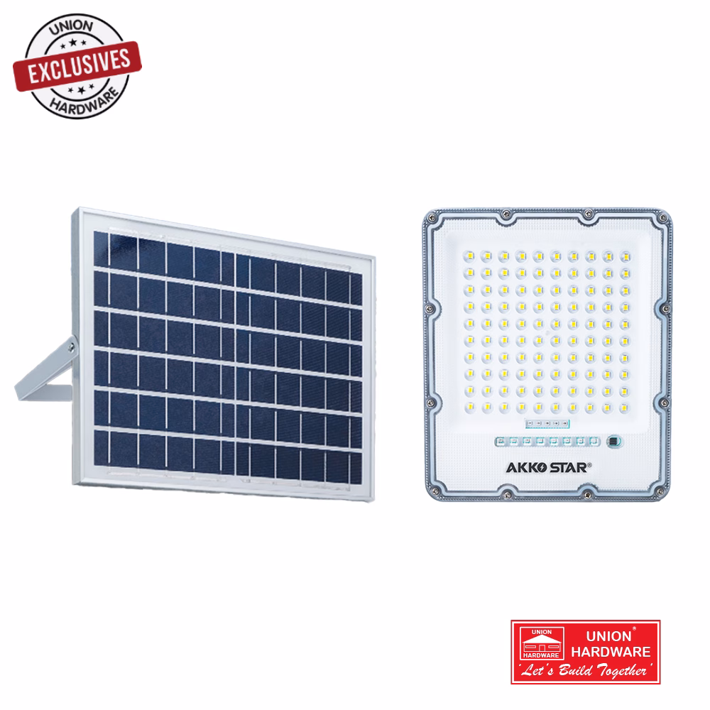 AKKOSTAR 15W SOLAR FLOOD LIGHT 6500K