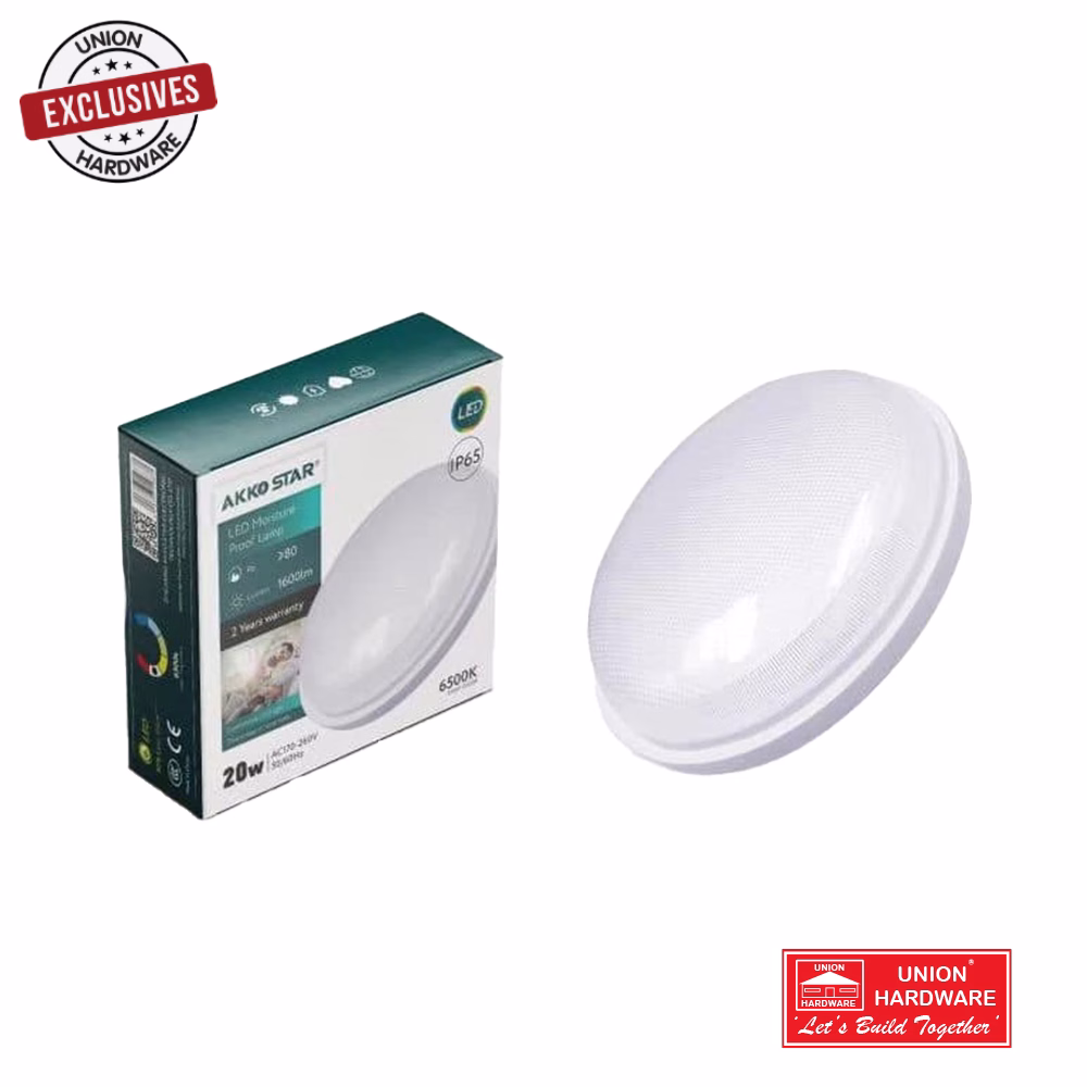 AKKOSTAR 20W MOISTURE PROOF LAMPS 6500K